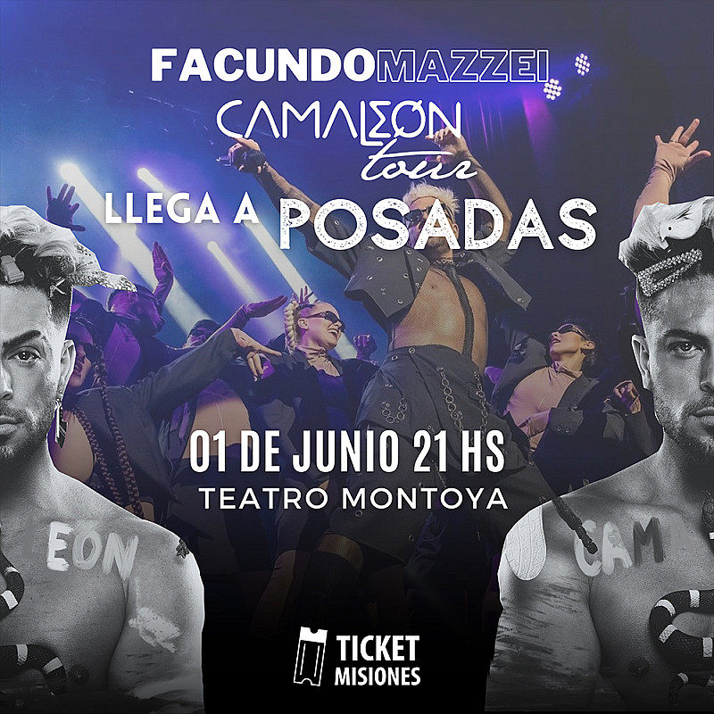 Camaleón Tour - Facundo Mazzei - Domingo 01 de junio