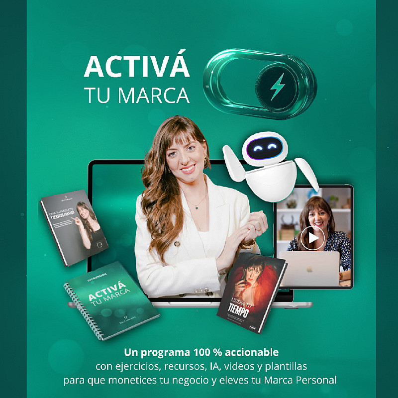ACTIVÁ TU MARCA -  Monetiza tu imperio como líder y eleva tu negocio desde la esencia - Rita Galmarini-