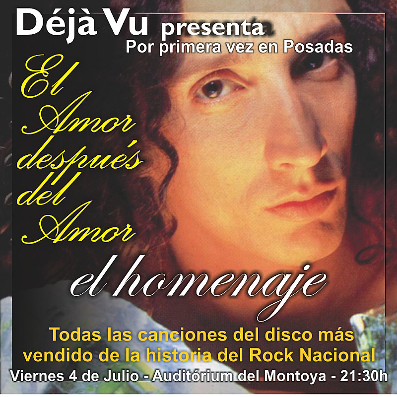 El Amor después del Amor – DÉJÀ VU en vivo - Viernes 4 de julio