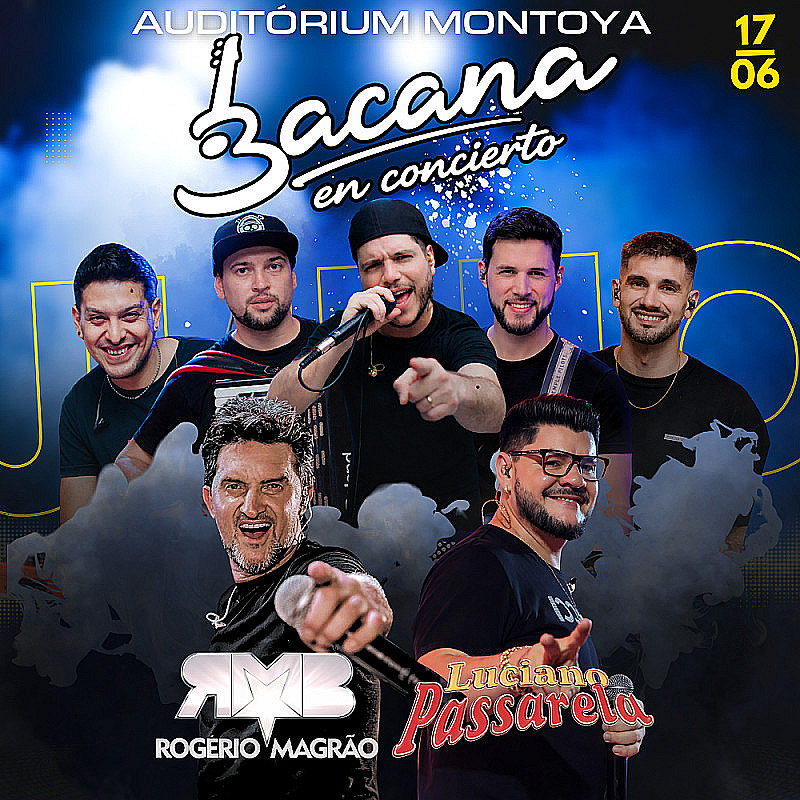 BACANA en concierto – 17 de junio | Auditorio Montoya