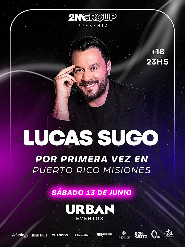 Lucas Sugo en Puerto Rico  Misiones - Sábado 13 de junio