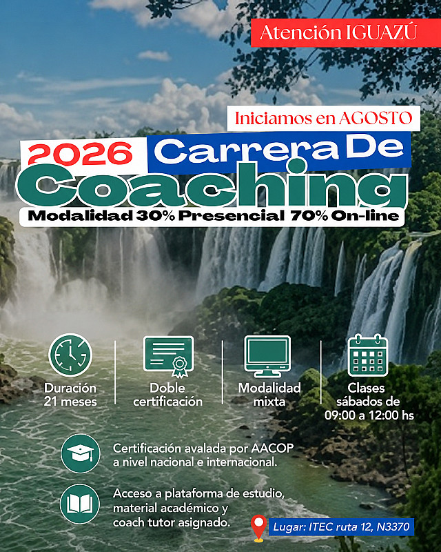 Carrera de Coach Ontológico Profesional- ECOA - Iguazú