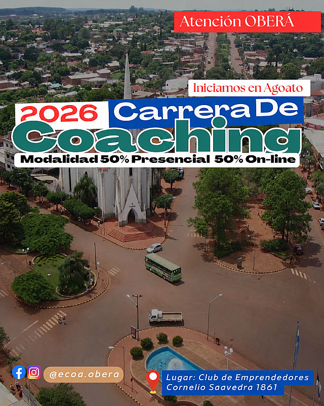 Carrera de Coach Ontológico Profesional- ECOA - Oberá