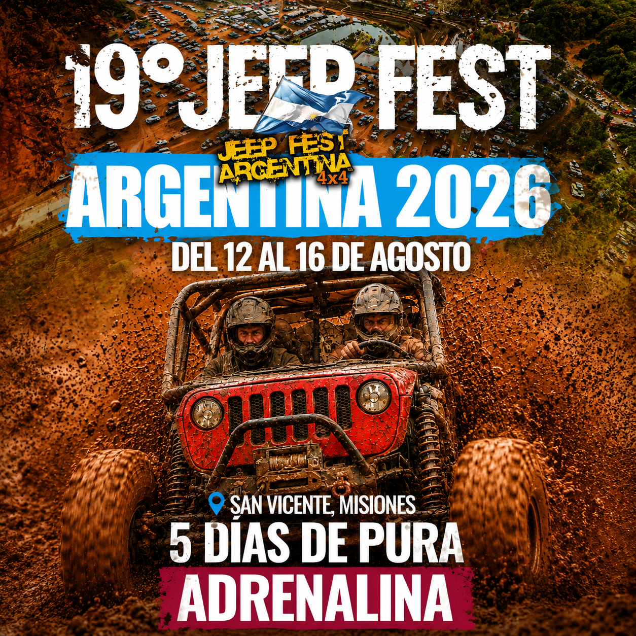 Jeep Fest Argentina - San Vicente, Misiones - 5 Días de Pura Adrenalina