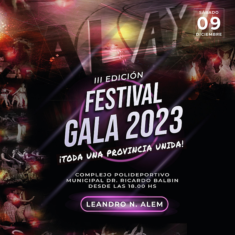 Festival Gala III Edición 09 diciembre - Con la participación de TINKU MARKA.
