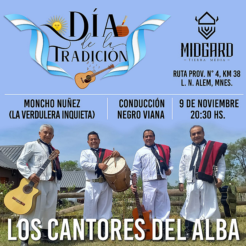 Día de la tradición con Los Cantores del Alba - 9 de noviembre