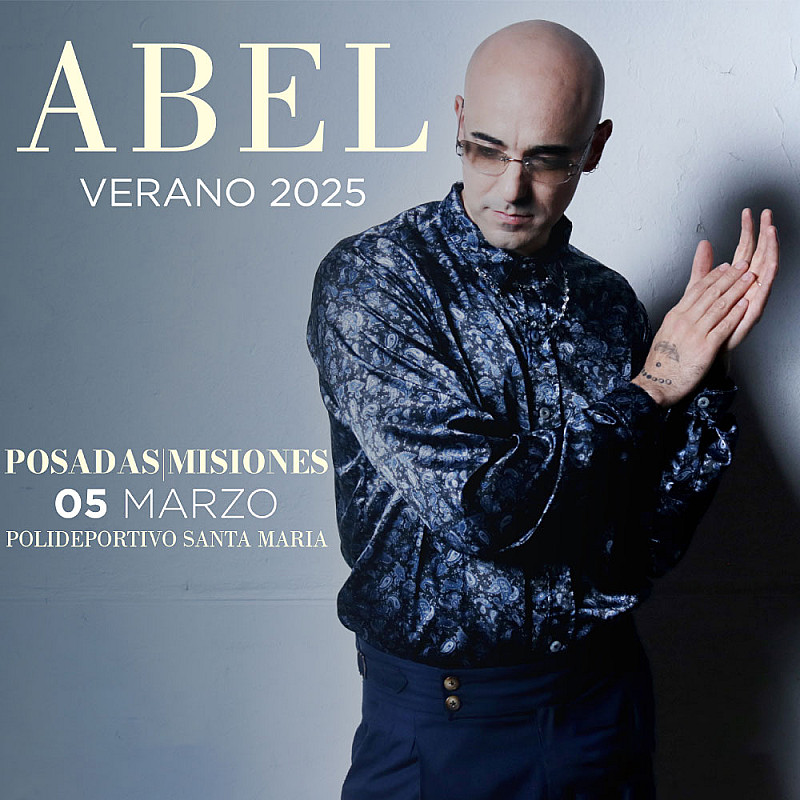 Abel Pintos “Tour Verano 2025”,miércoles 5 de marzo - Polideportivo del colegio Santa María